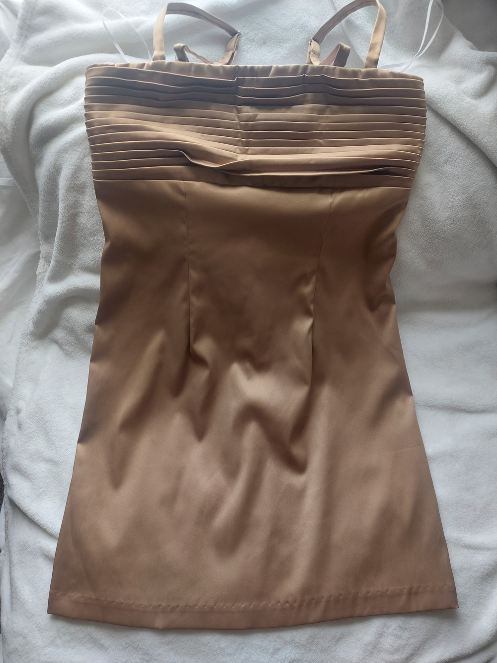 Frederick’s of Hollywood Gold Sheath Dress (Size M)